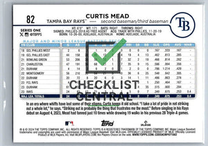 2024 Topps Curtis Mead #82 RC