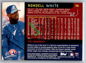 1996 Topps Gallery Rondell White #116