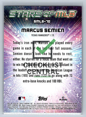 2024 Topps Stars of MLB Marcus Semien #SMLB-70
