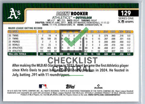 2025 Topps Brent Rooker #129