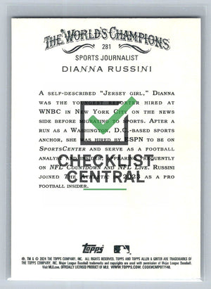 2024 Topps Allen & Ginter Dianna Russini #281