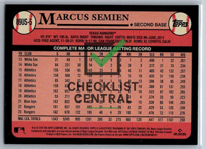 2024 Topps Update '89 Topps Marcus Semien #89US-5