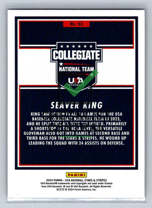 2024 Panini USA Baseball Stars & Stripes Stars Seaver King #63