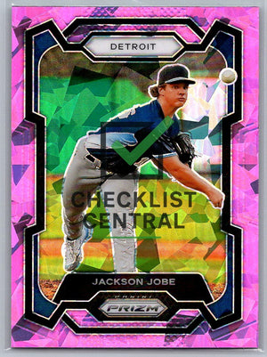 2024 Panini Prizm Prizms Pink Ice Jackson Jobe #249