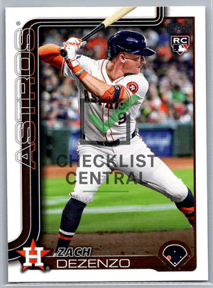 2025 Topps Zach Dezenzo #89 RC