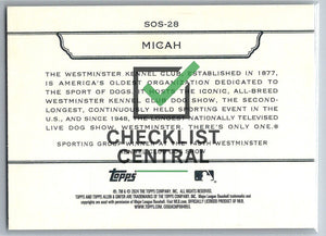 2024 Topps Allen & Ginter Westminster Stars of the Show Micah #SOS-28