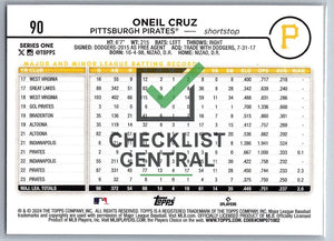 2024 Topps Oneil Cruz #90