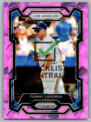 2024 Panini Prizm Prizms Pink Ice Tommy Lasorda #240