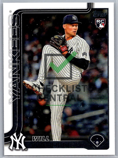 2025 Topps Will Warren #97 RC