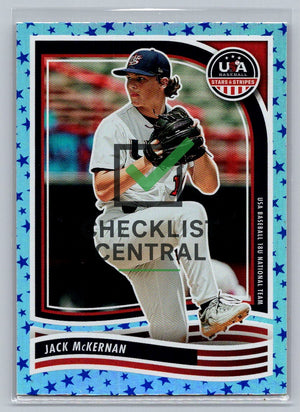 2024 Panini USA Baseball Stars & Stripes Stars Jack McKernan #45