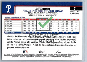 2025 Topps Alec Bohm #7
