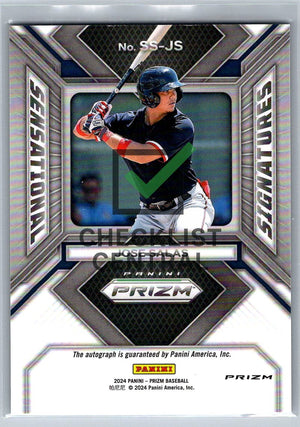 2024 Panini Prizm Sensational Signatures Prizms Green Jose Salas #SS-JS