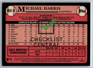 2024 Topps Update '89 Topps Michael Harris #89US-18