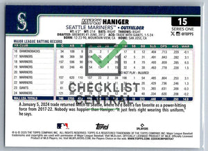 2025 Topps Mitch Haniger #15