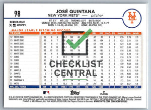 2024 Topps Jose Quintana #98