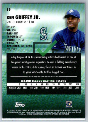 2023 Topps Stadium Club Ken Griffey Jr. #39
