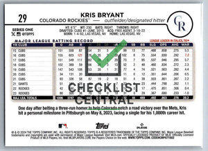2024 Topps Kris Bryant #29