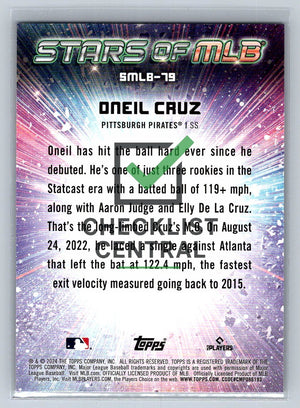 2024 Topps Stars of MLB Oneil Cruz #SMLB-79