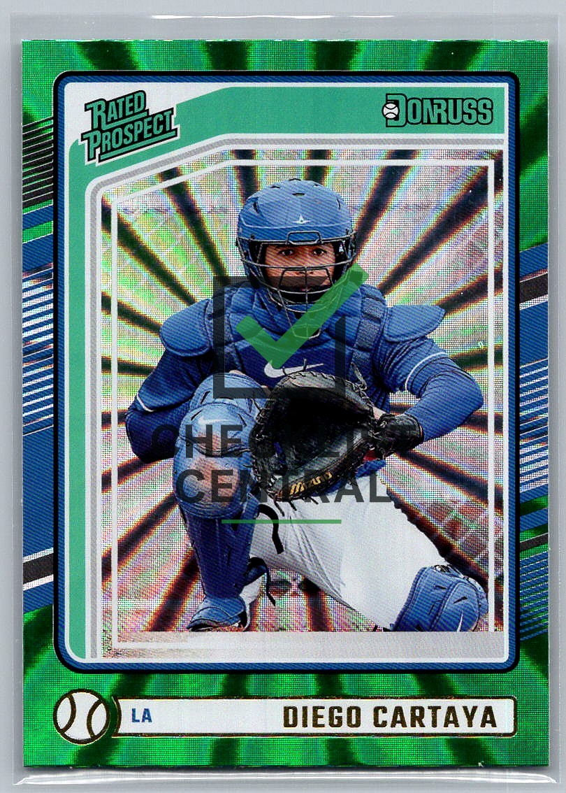 2024 Donruss Green Laser Diego Cartaya #172