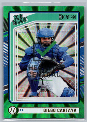 2024 Donruss Green Laser Diego Cartaya #172