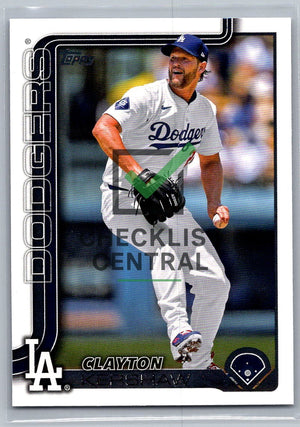 2025 Topps Clayton Kershaw #146