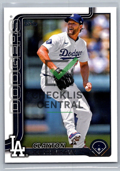2025 Topps Clayton Kershaw #146