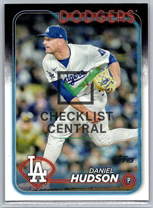 2024 Topps Update Daniel Hudson #US24