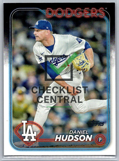 2024 Topps Update Daniel Hudson #US24