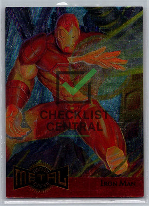 1995 Fleer Metal Marvel Blaster Iron Man #7
