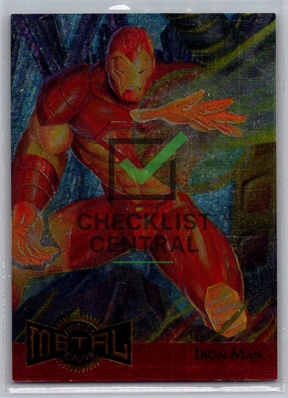 1995 Fleer Metal Marvel Blaster Iron Man #7