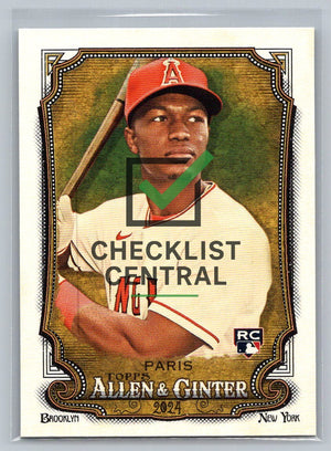 2024 Topps Allen & Ginter Kyren Paris #56 RC