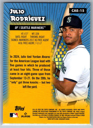2025 Topps Chrome All Etch Julio Rodriguez #CAE-15