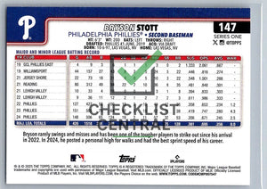 2025 Topps Bryson Stott #147
