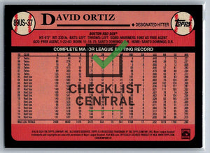 2024 Topps Update '89 Topps David Ortiz #89US-37