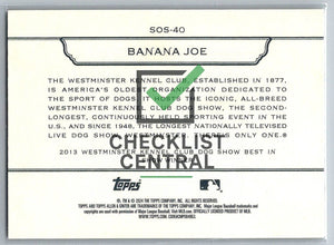 2024 Topps Allen & Ginter Westminster Stars of the Show Banana Joe #SOS-40
