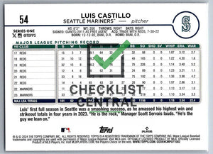 2024 Topps Luis Castillo #54