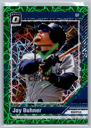 2024 Donruss Optic Green Velocity Jay Buhner #34 - 072/149
