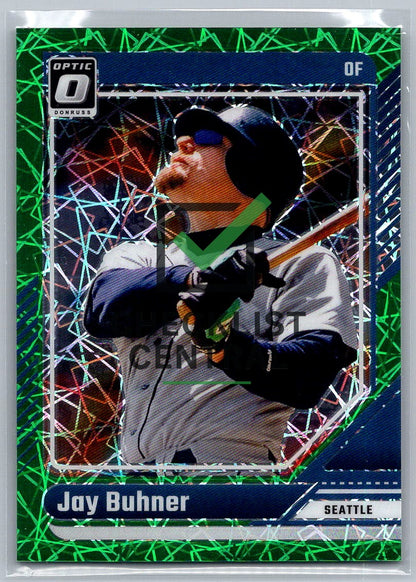 2024 Donruss Optic Green Velocity Jay Buhner #34 - 072/149