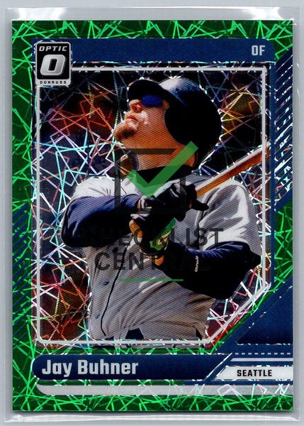 2024 Donruss Optic Green Velocity Jay Buhner #34 - 072/149