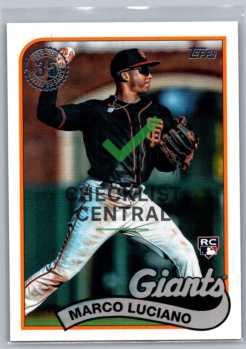 2024 Topps '89 Topps Marco Luciano #89B11