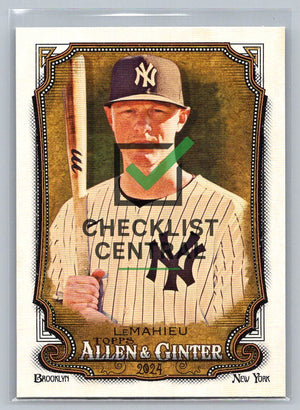 2024 Topps Allen & Ginter DJ LeMahieu #301