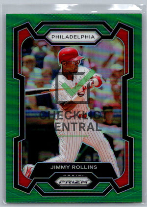 2024 Panini Prizm Prizms Green Jimmy Rollins #87