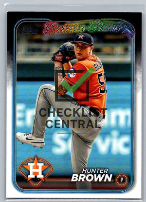 2024 Topps Hunter Brown #30 Future Stars