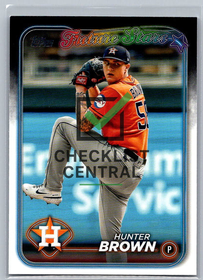 2024 Topps Hunter Brown #30 Future Stars