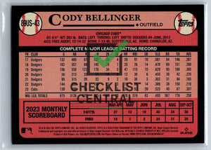 2024 Topps Update '89 Topps Cody Bellinger #89US-43