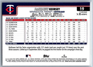 2025 Topps Chrome X-Fractors DaShawn Keirsey #19