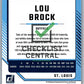 2024 Donruss Red and Blue Lou Brock #72