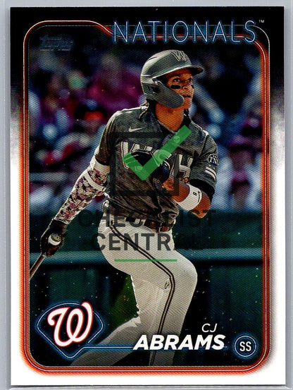 2024 Topps C.J. Abrams #37
