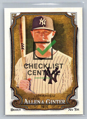 2024 Topps Allen & Ginter DJ LeMahieu #301