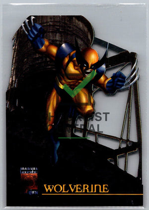 1997 Fleer Marvel Premium QFX Lazer Blast Wolverine #1
